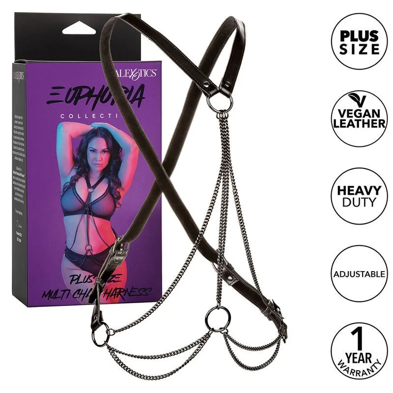 Euphoria Multichain Harness Premium Übergrösse von Calexotics kaufen | Fesselliebe