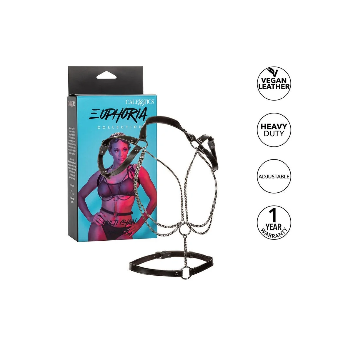 Euphoria Multichain Halter Harness Premium von Calexotics kaufen | Fesselliebe