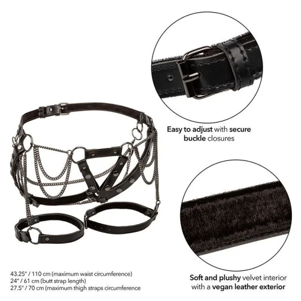 Euphoria Multichain Oberschenkelharness Premium von Calexotics kaufen | Fesselliebe