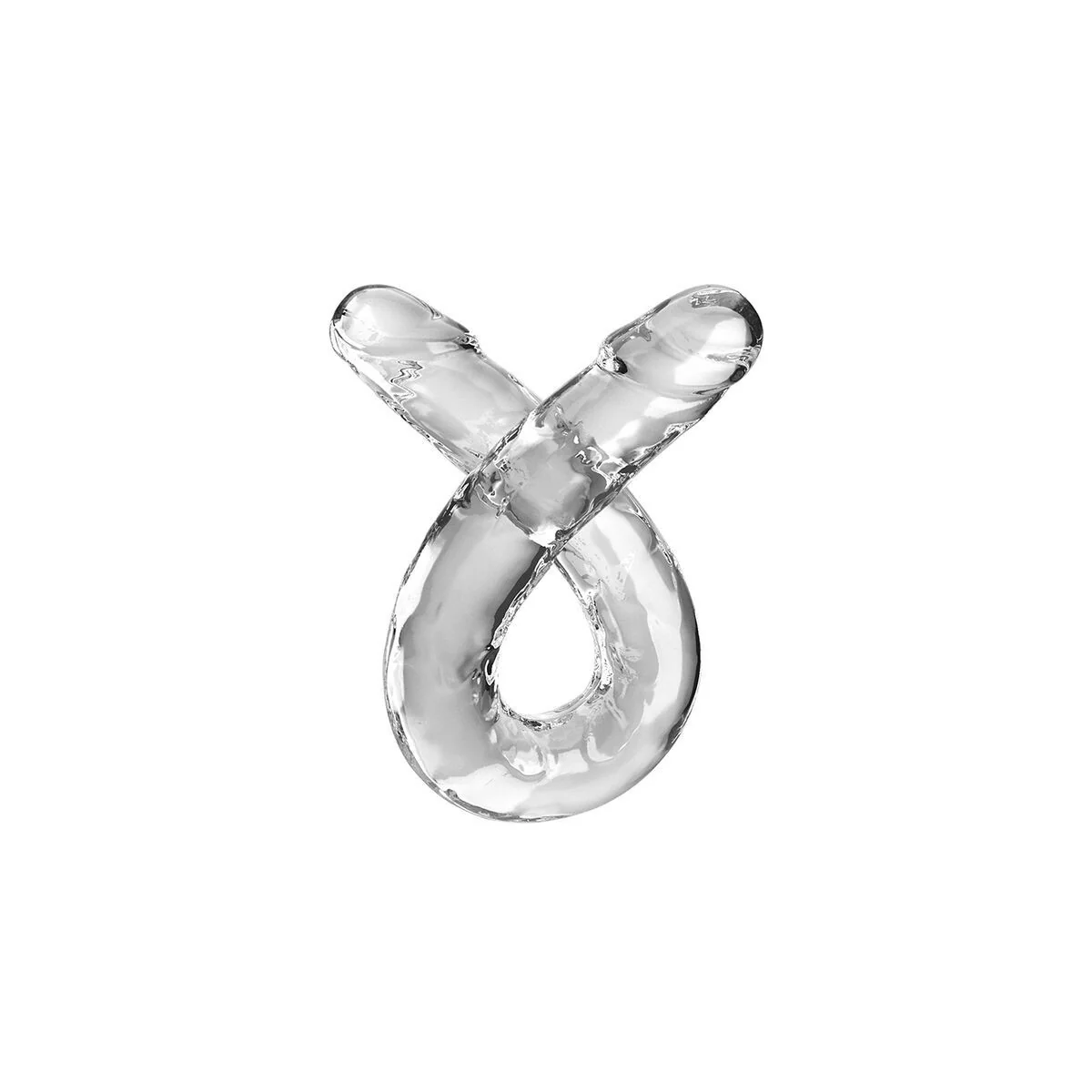 Double Trouble Doppeldildo 46 cm Klar von King Cock kaufen | Fesselliebe