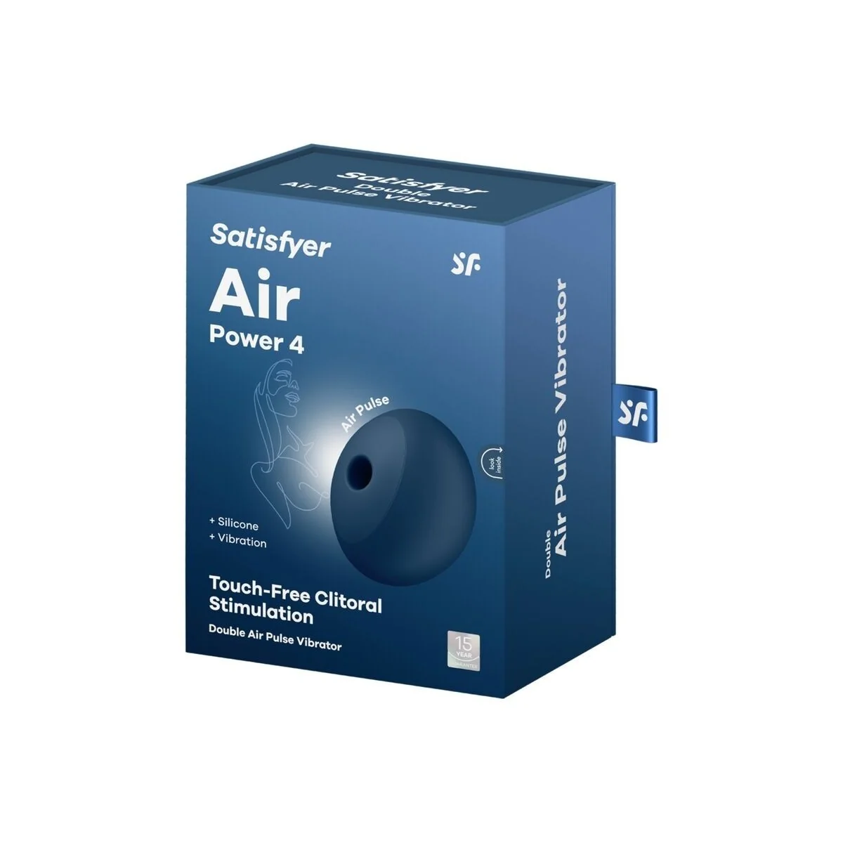 Air Power 4 Stimulator & Vibrator 12 Vibrationen Blau von Satisfyer Air Pulse kaufen | Fesselliebe