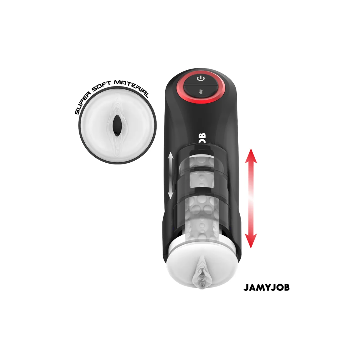 Automatischer Vagina-Masturbator mit Gravity-Funktion, 5 Saugmodi von Jamyjob kaufen | Fesselliebe