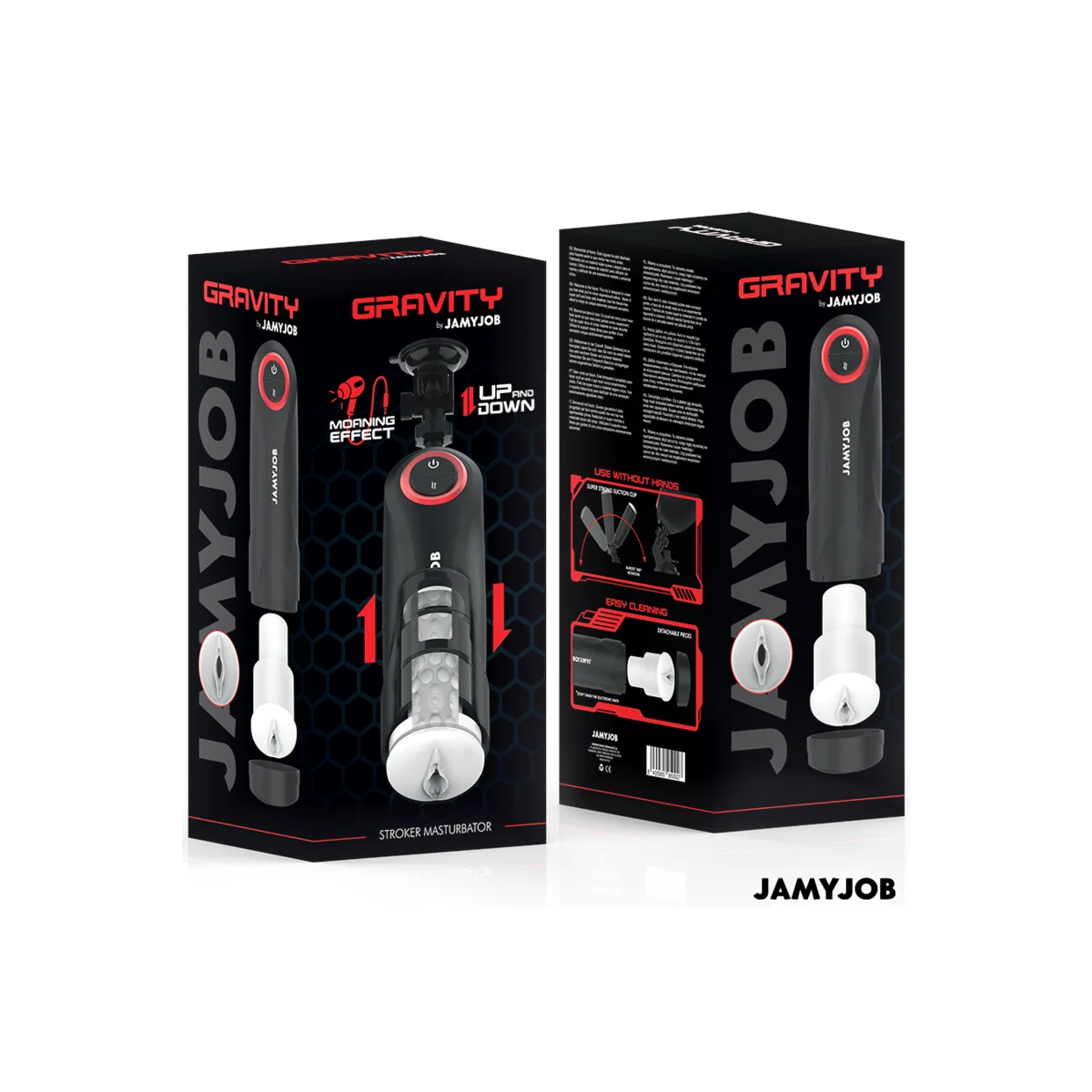 Automatischer Vagina-Masturbator mit Gravity-Funktion, 5 Saugmodi von Jamyjob kaufen | Fesselliebe