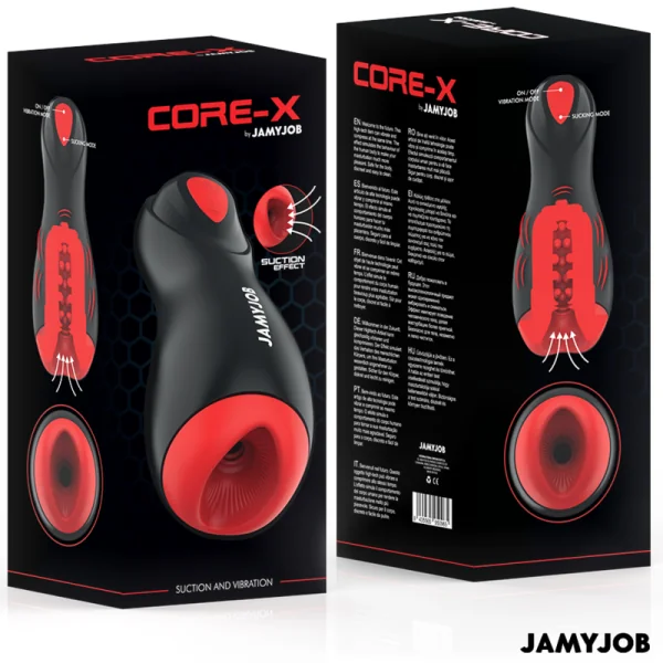 Core-X Automatischer Masturbator 5 Saugband Vibrationsmodi von Jamyjob kaufen | Fesselliebe
