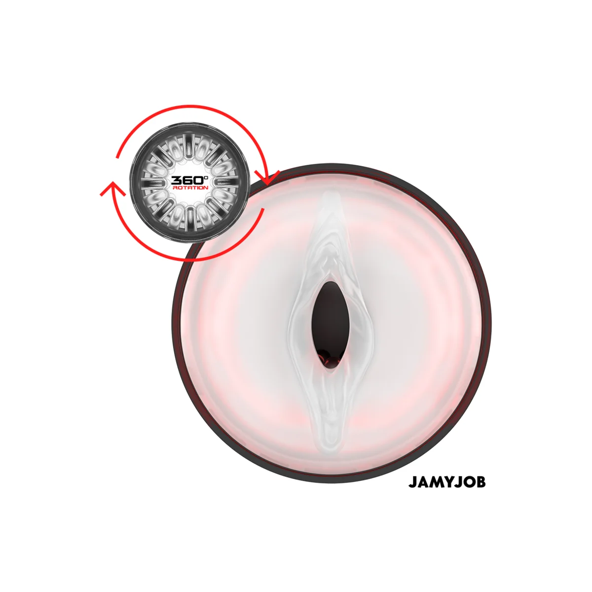 Cyclone Automatischer Vagina-Masturbator 10 Rotations- und Stossmodi von Jamyjob kaufen | Fesselliebe