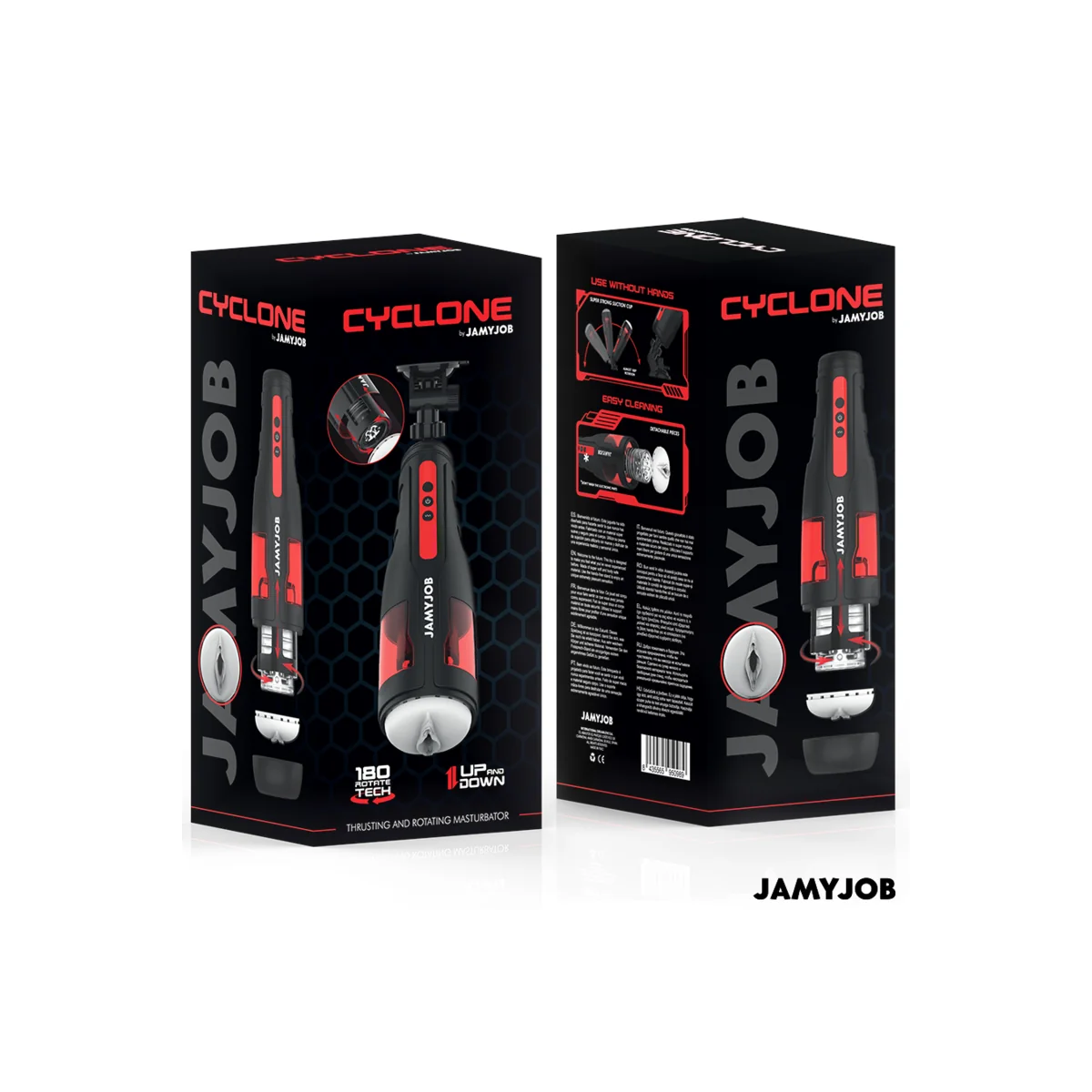 Cyclone Automatischer Vagina-Masturbator 10 Rotations- und Stossmodi von Jamyjob kaufen | Fesselliebe