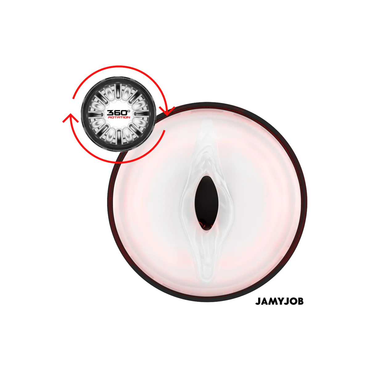 Storm Automatischer Vagina-Masturbator 10 Rotations- und Stossmodi von Jamyjob kaufen | Fesselliebe