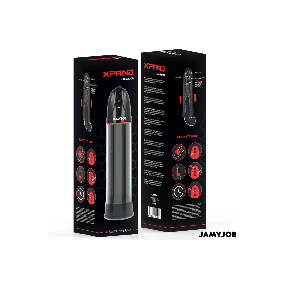 Xpand Automatische Pumpe 3 Saugstufen Grau von Jamyjob kaufen | Fesselliebe