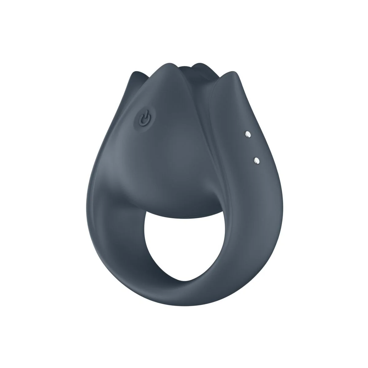 Perfect Pair 2 Multivibrator 2 in 1 Penisring und Fingerstimulator Grau von Satisfyer Partner kaufen | Fesselliebe