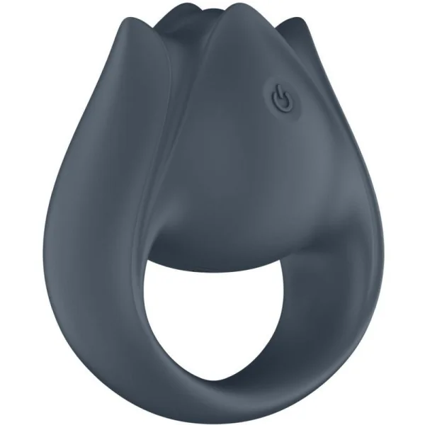 Perfect Pair 2 Multivibrator 2 in 1 Penisring und Fingerstimulator Grau von Satisfyer Partner kaufen | Fesselliebe