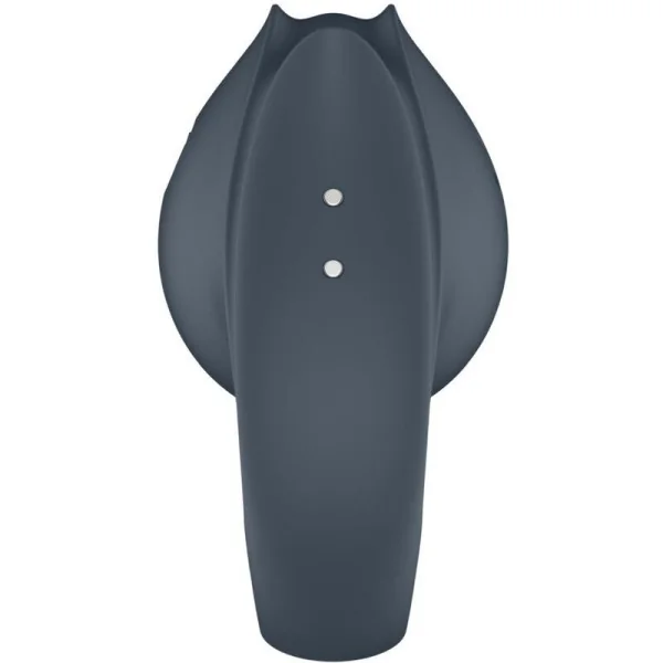 Perfect Pair 2 Multivibrator 2 in 1 Penisring und Fingerstimulator Grau von Satisfyer Partner kaufen | Fesselliebe