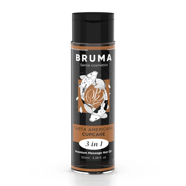 Premium-Massageöl mit Wärmeeffekt, Cupcake-Geschmack 3 in 1 - 100 ml von Bruma kaufen | Fesselliebe