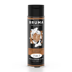 Premium-Massageöl mit Wärmeeffekt, Cupcake-Geschmack 3 in 1 - 100 ml von Bruma kaufen | Fesselliebe
