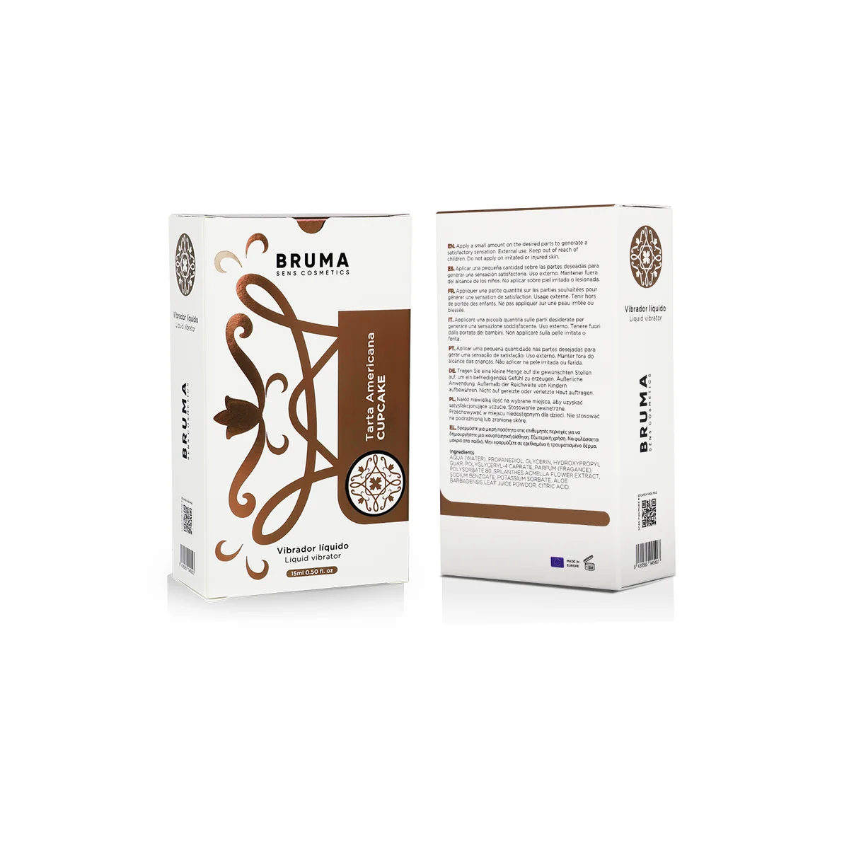 Flüssiger Vibrator Ultra Gleitend Cupcake 15 ml von Bruma kaufen | Fesselliebe