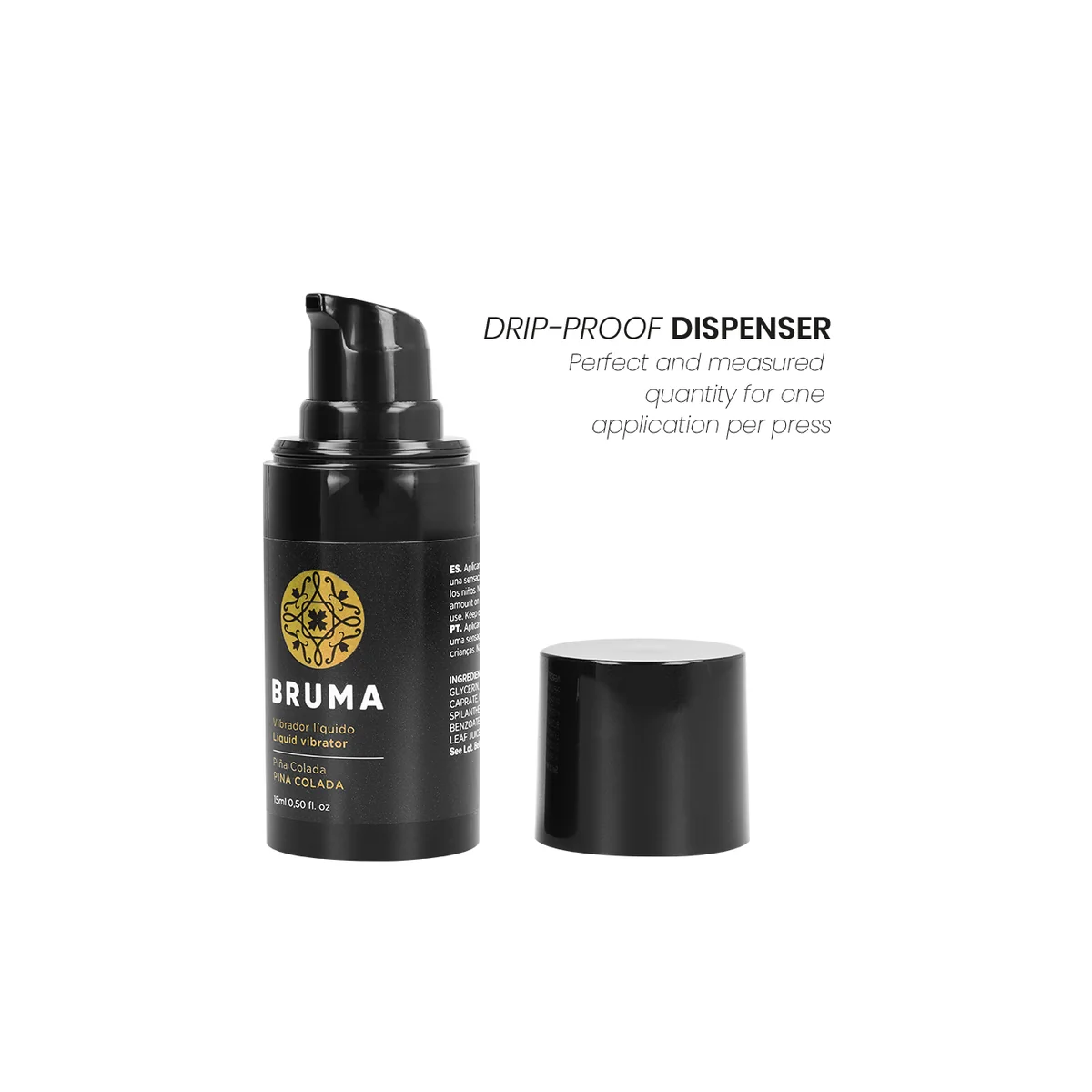 Flüssiger Vibrator Ultra Gleitend Pina Colada 15 ml von Bruma kaufen | Fesselliebe