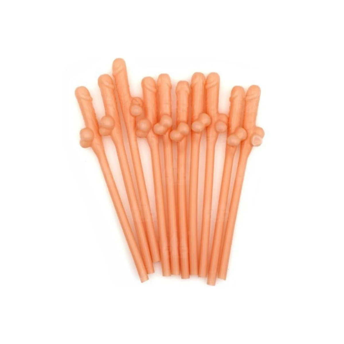 10 Strohhalme in Penisform von Diablo Picante kaufen | Fesselliebe