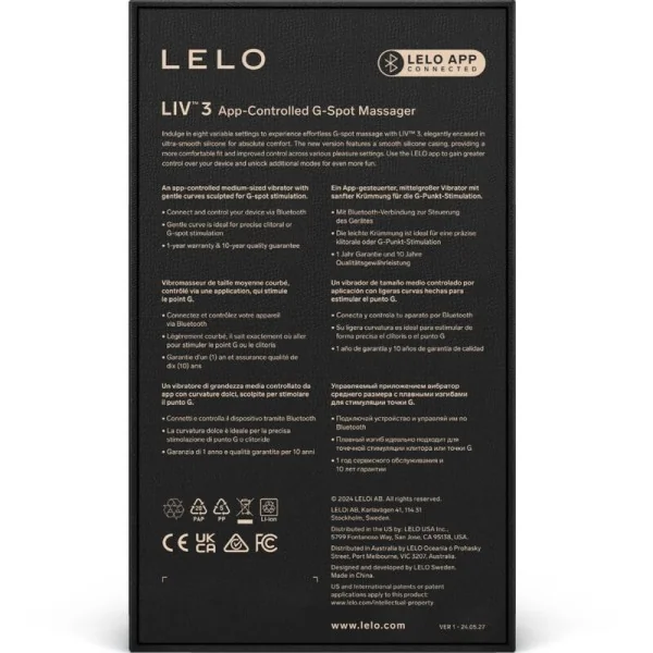 Liv™ 3 G-Spot-Stimulator Rosa von Lelo kaufen | Fesselliebe