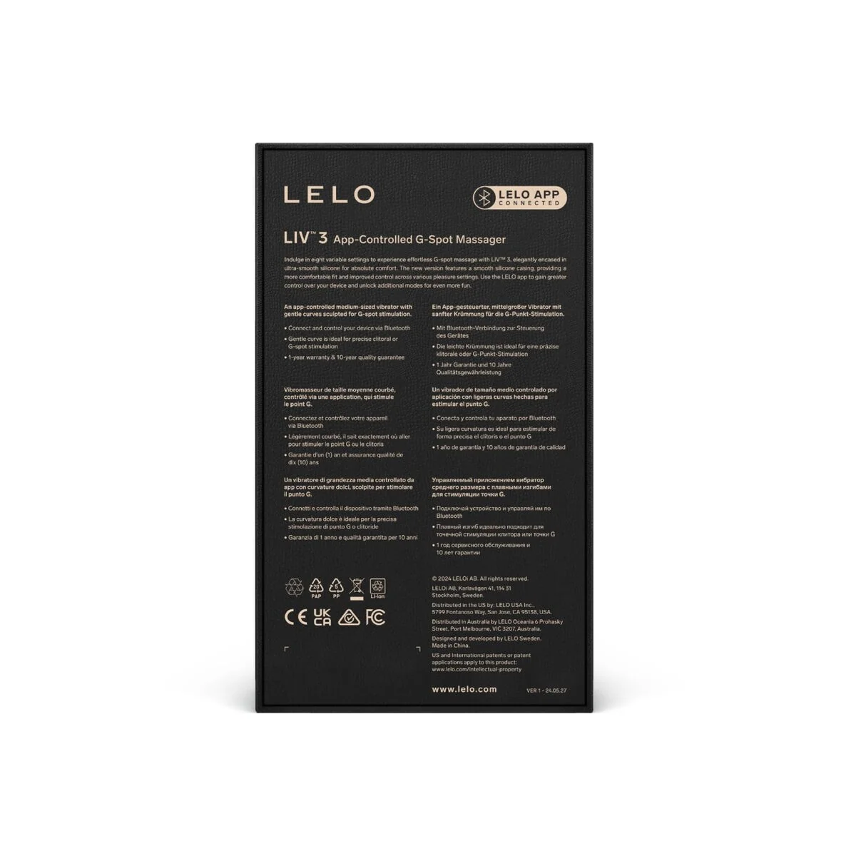 Liv™ 3 G-Spot-Stimulator Violett von Lelo kaufen | Fesselliebe