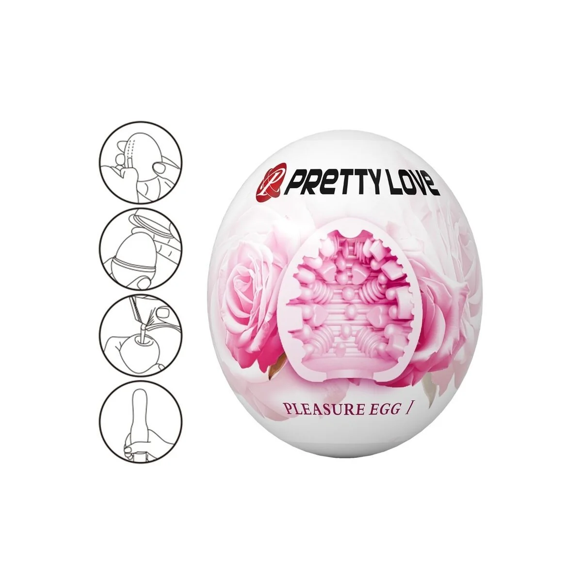 Männlicher Masturbator Ei Rosa von Pretty Love Flirtation kaufen | Fesselliebe