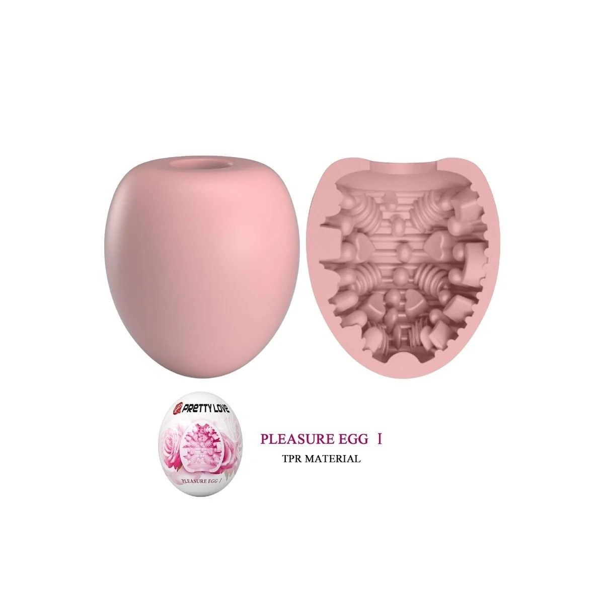 Männlicher Masturbator Ei Rosa von Pretty Love Flirtation kaufen | Fesselliebe