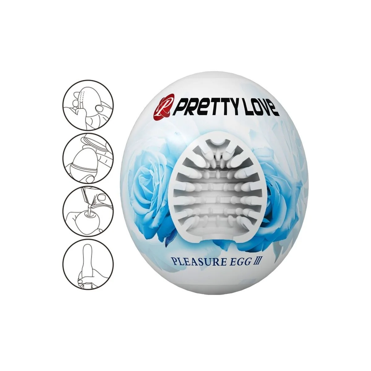 Männlicher Masturbator Eierweiss von Pretty Love Flirtation kaufen | Fesselliebe