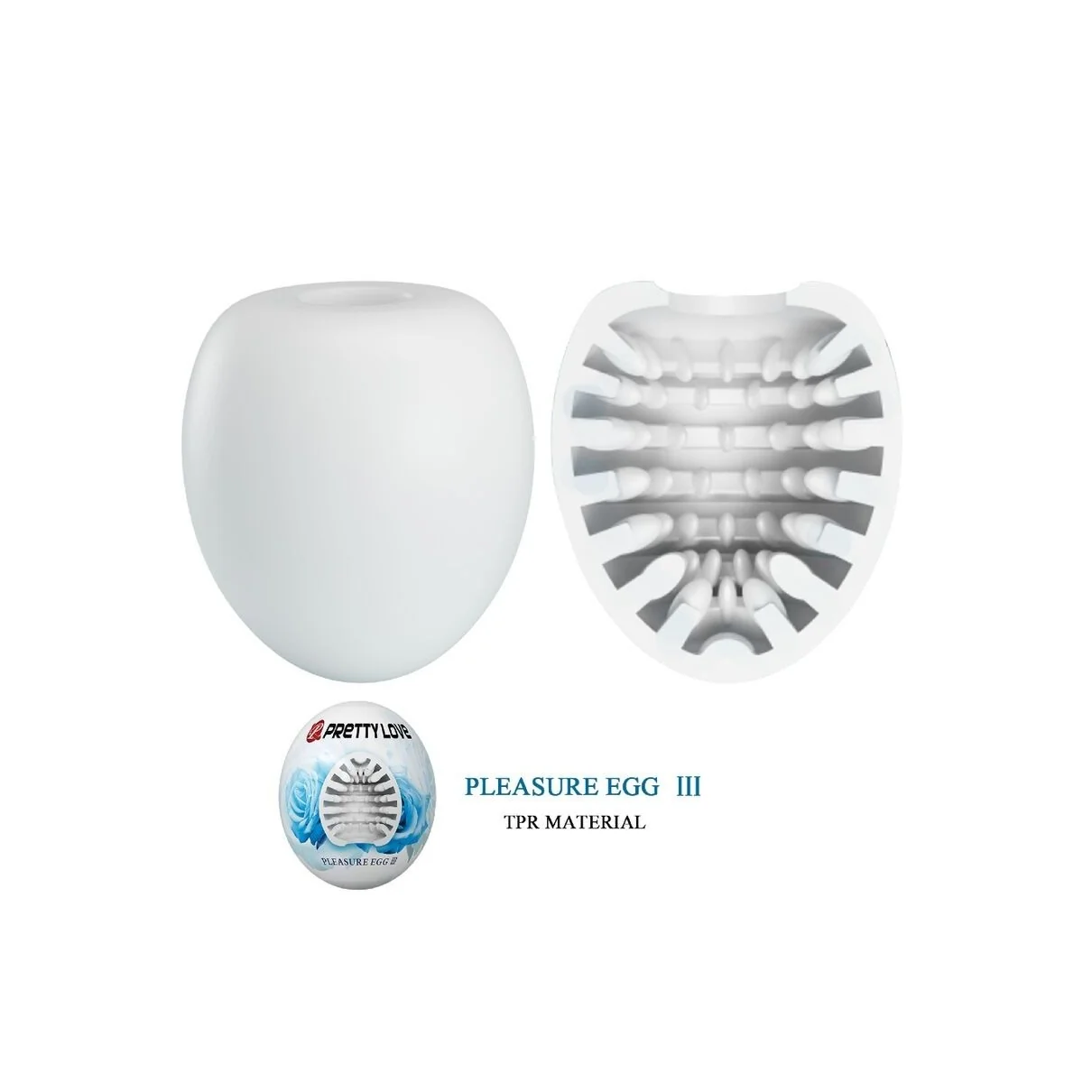 Männlicher Masturbator Eierweiss von Pretty Love Flirtation kaufen | Fesselliebe