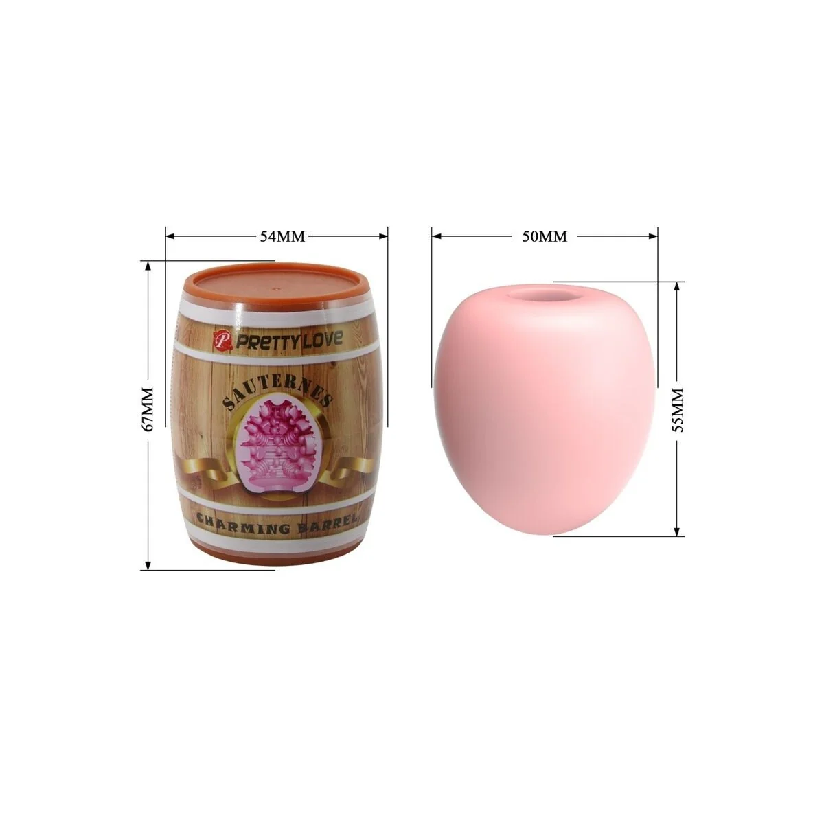 Männlicher Masturbator Ei Rosa Modell 2 von Pretty Love Flirtation kaufen | Fesselliebe