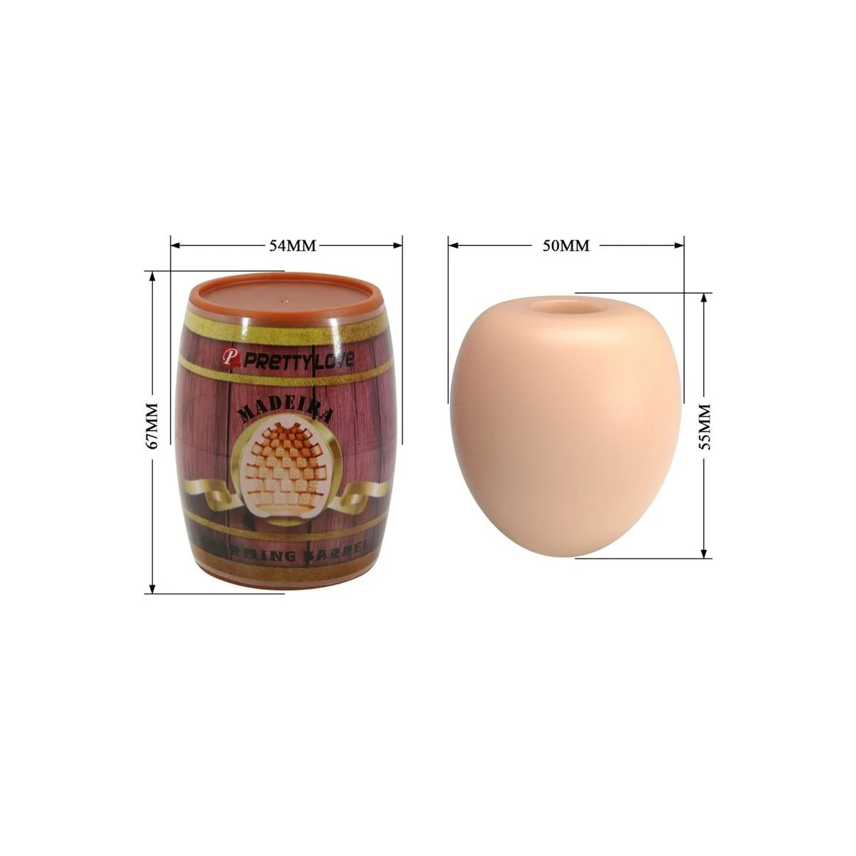 Männlicher Masturbator, Eierfleischmodell 2 von Pretty Love Flirtation kaufen | Fesselliebe