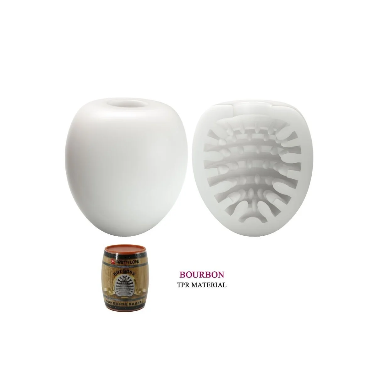 Männlicher Masturbator, Eiweiss, Modell 2 von Pretty Love Flirtation kaufen | Fesselliebe