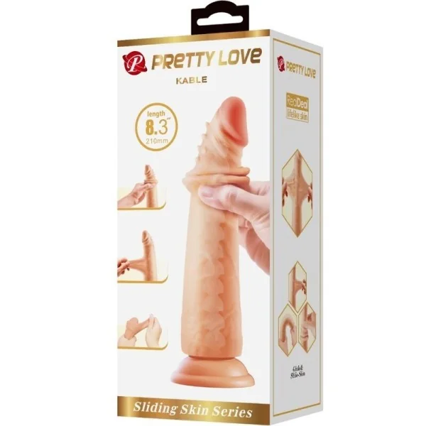 Kable Super realistischer Penis 21 cm Fleisch von Pretty Love Flirtation kaufen | Fesselliebe