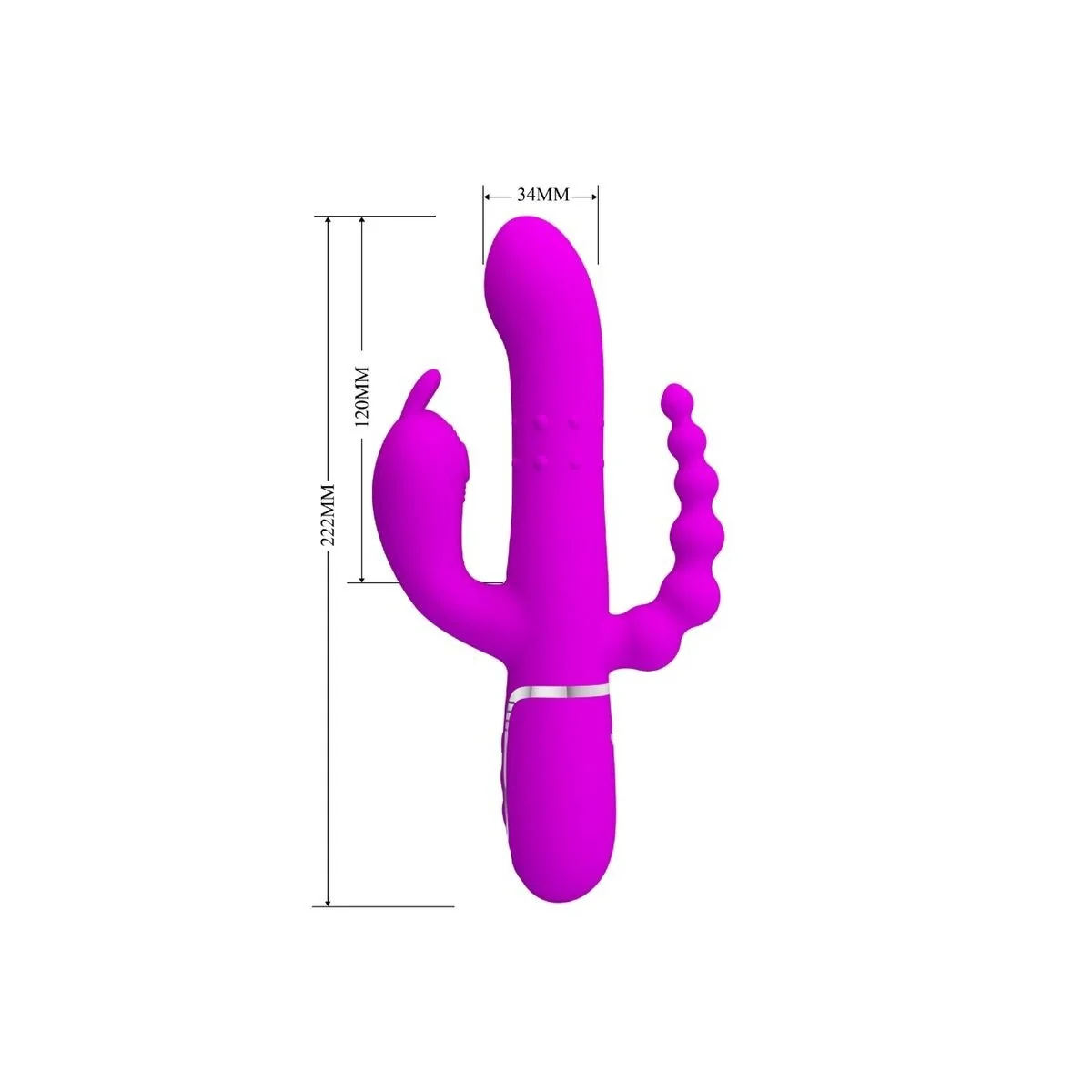 Cammy Triple Vibrator Multifunktion 4 in 1 Rosa von Pretty Love Flirtation kaufen | Fesselliebe