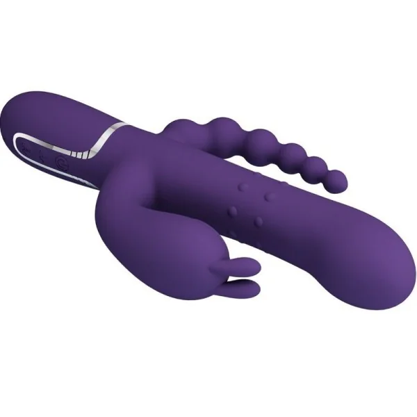 Cammy Triple Vibrator Multifunktion 4 in 1 Lila von Pretty Love Flirtation kaufen | Fesselliebe