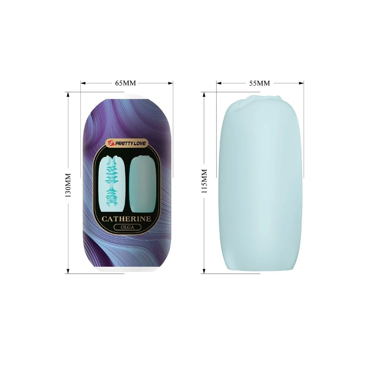 Olga Männlicher Masturbator Blau von Pretty Love Flirtation kaufen | Fesselliebe