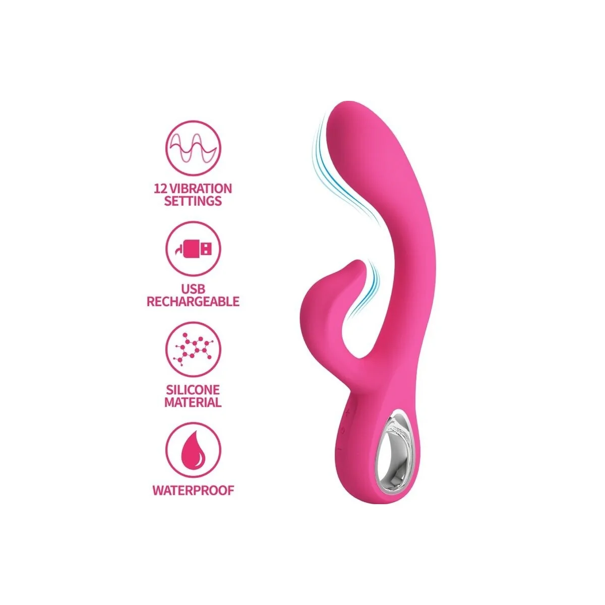 Fritz Rabbit Vibrator 12 Vibrationen Rosa von Pretty Love Flirtation kaufen | Fesselliebe