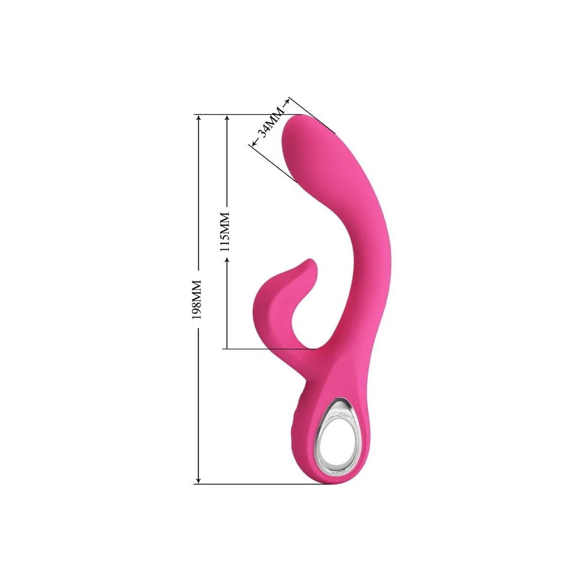 Fritz Rabbit Vibrator 12 Vibrationen Rosa von Pretty Love Flirtation kaufen | Fesselliebe