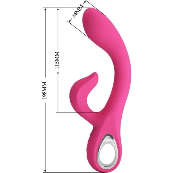 Fritz Rabbit Vibrator 12 Vibrationen Rosa von Pretty Love Flirtation kaufen | Fesselliebe