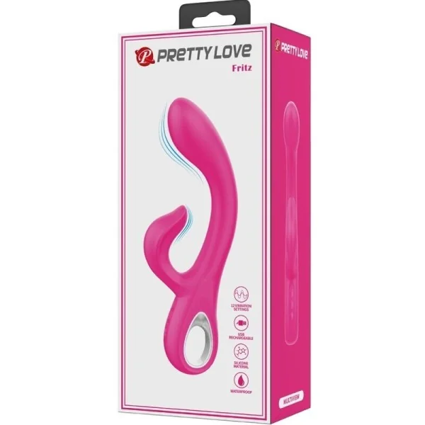 Fritz Rabbit Vibrator 12 Vibrationen Rosa von Pretty Love Flirtation kaufen | Fesselliebe