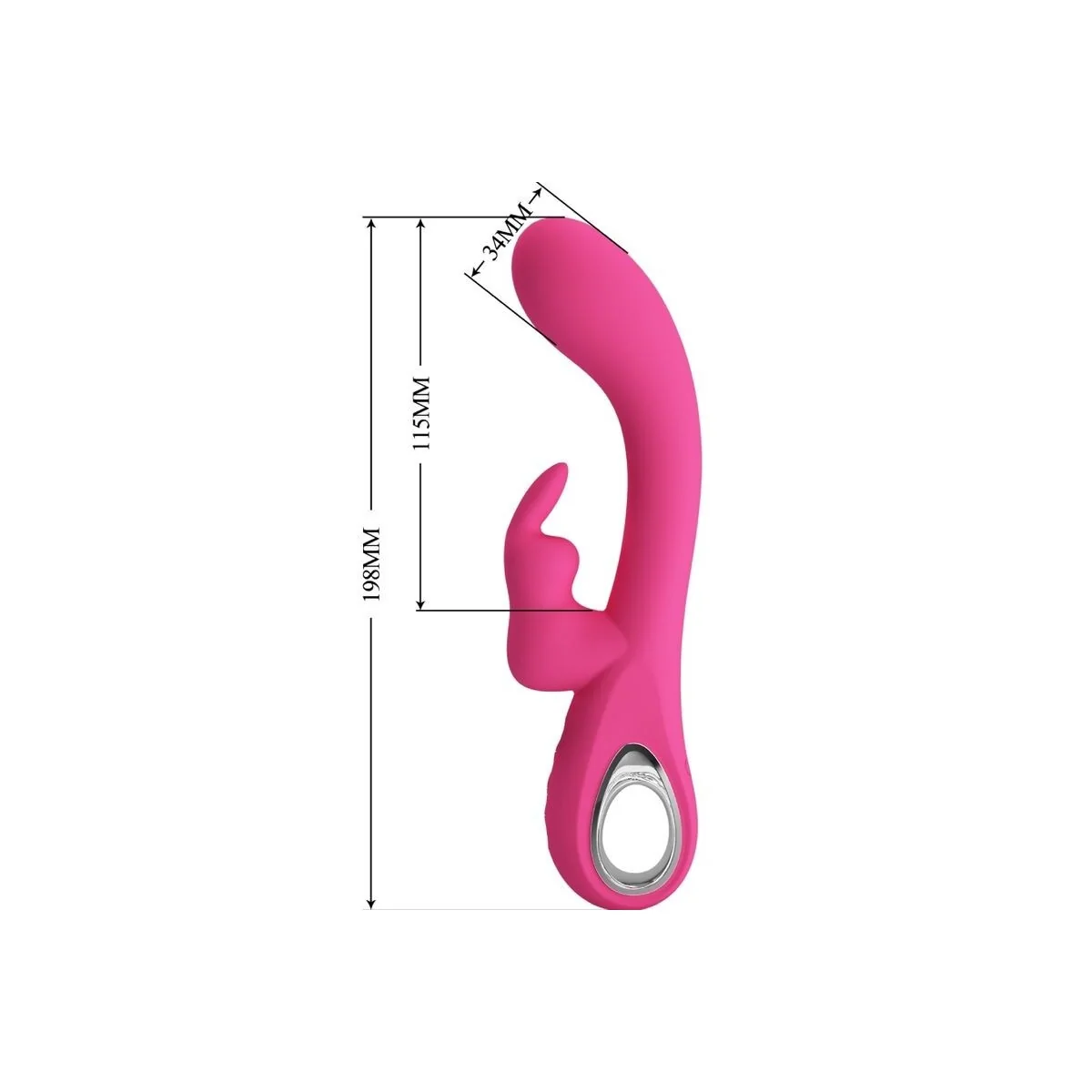Novak Rabbit Vibrator 12 Vibrationen Rosa von Pretty Love Flirtation kaufen | Fesselliebe