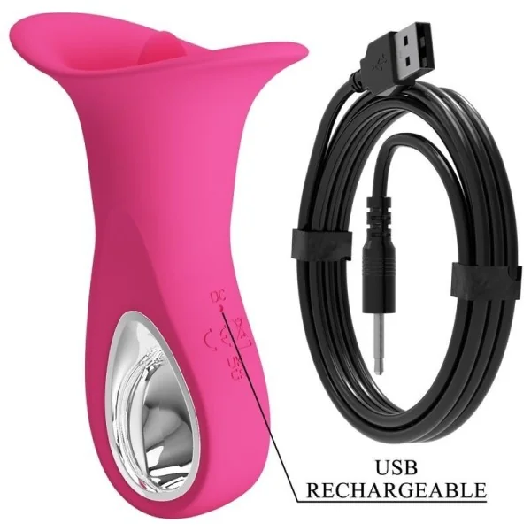 Clyde Oralvibrator Vibrierende Zunge 12 Vibrationen Rosa von Pretty Love Flirtation kaufen | Fesselliebe