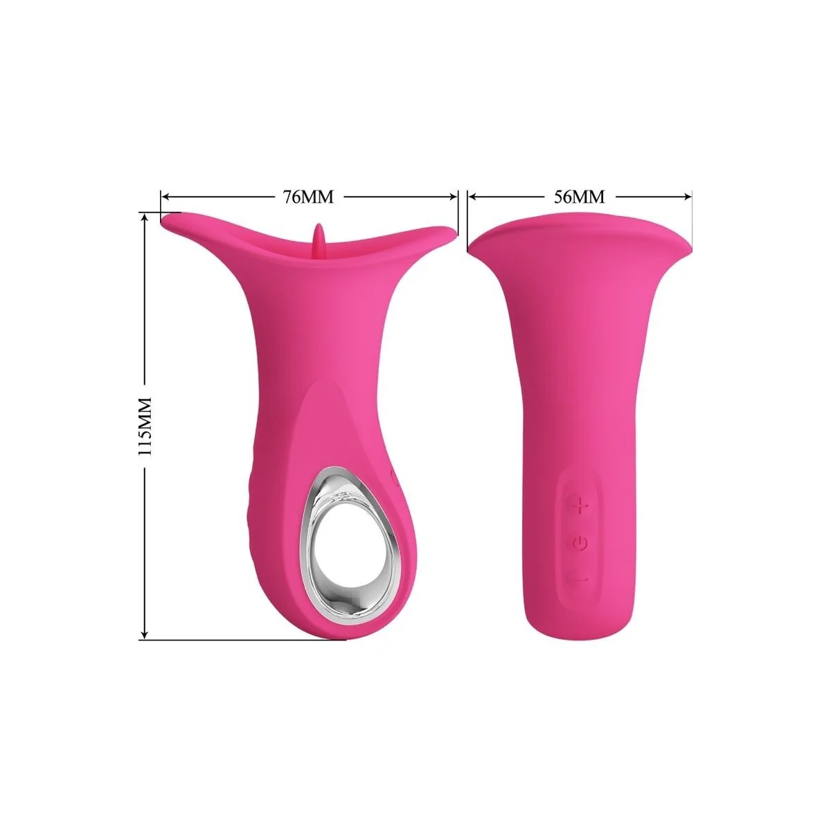 Clyde Oralvibrator Vibrierende Zunge 12 Vibrationen Rosa von Pretty Love Flirtation kaufen | Fesselliebe