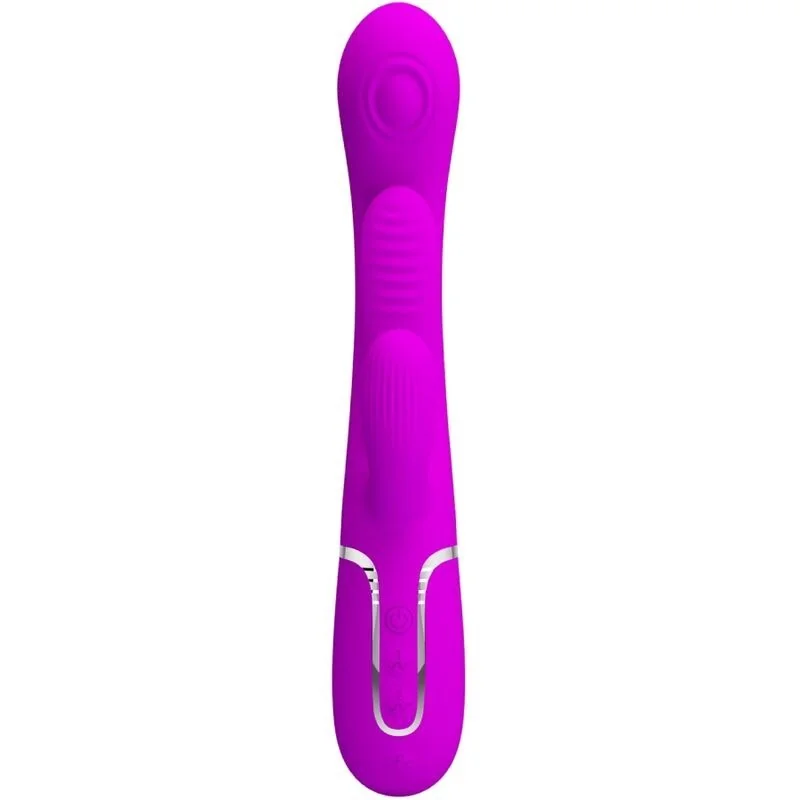 Shania Triple Rabbit Vibrator Multifunktions-Rosa von Pretty Love Flirtation kaufen | Fesselliebe 2