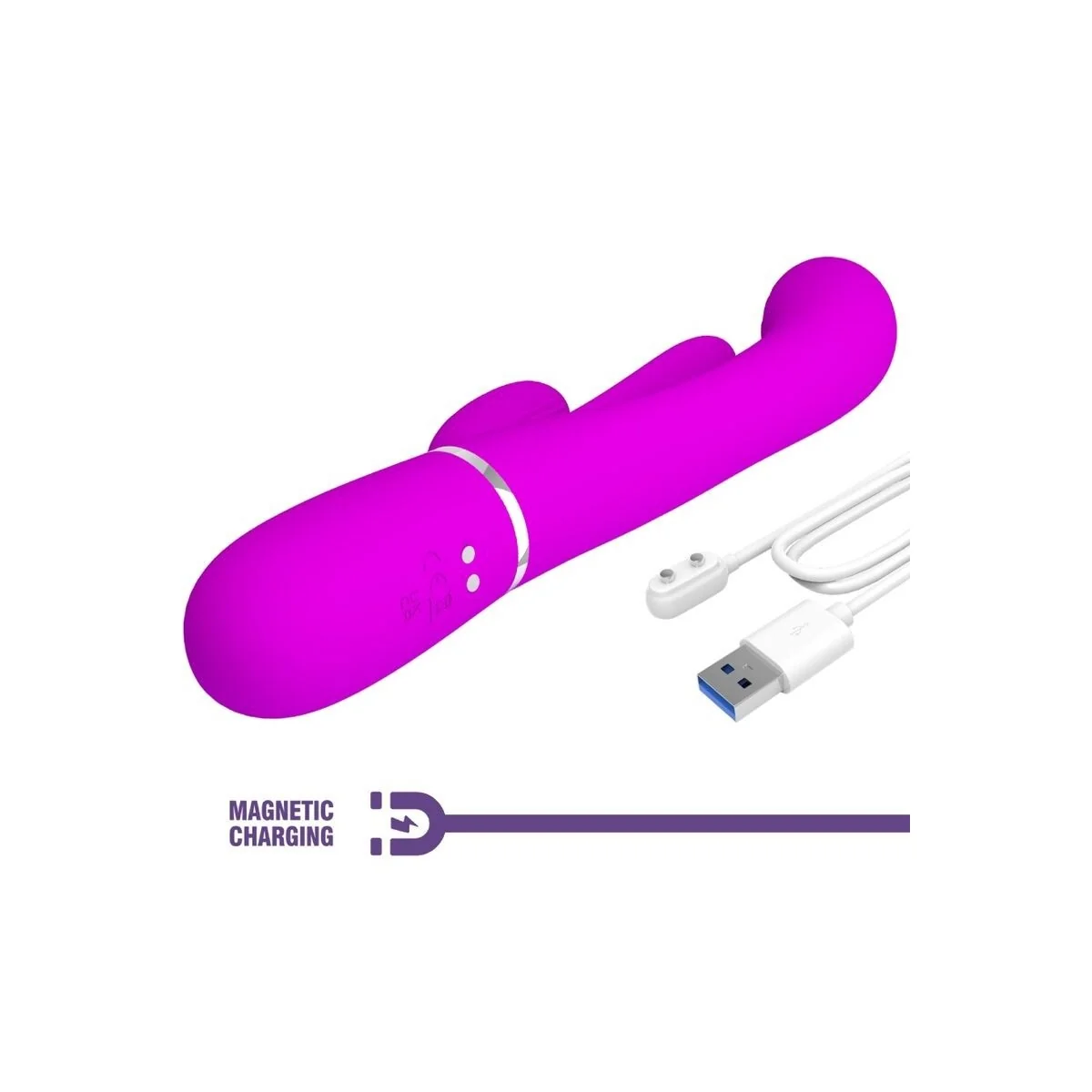 Shania Triple Rabbit Vibrator Multifunktions-Rosa von Pretty Love Flirtation kaufen | Fesselliebe
