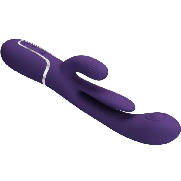 Shania Triple Rabbit Vibrator Multifunktions-Lila von Pretty Love kaufen | Fesselliebe