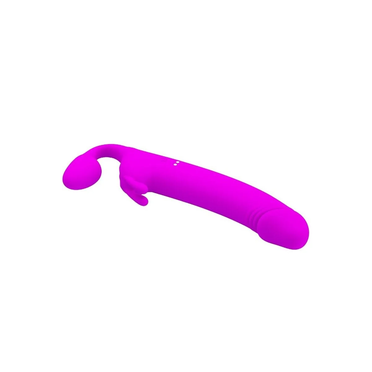 Zanini Strapless Strap-On 10 Vibrationen Lila von Pretty Love kaufen | Fesselliebe