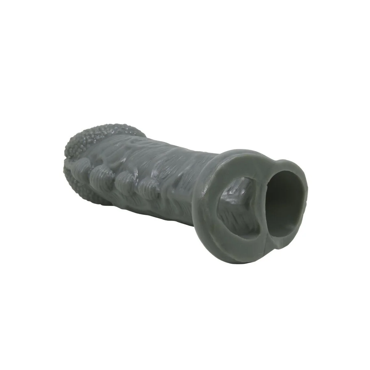 Realistischer Penisvergrösserer und Verzögerungshülse Grau von Pretty Love kaufen | Fesselliebe