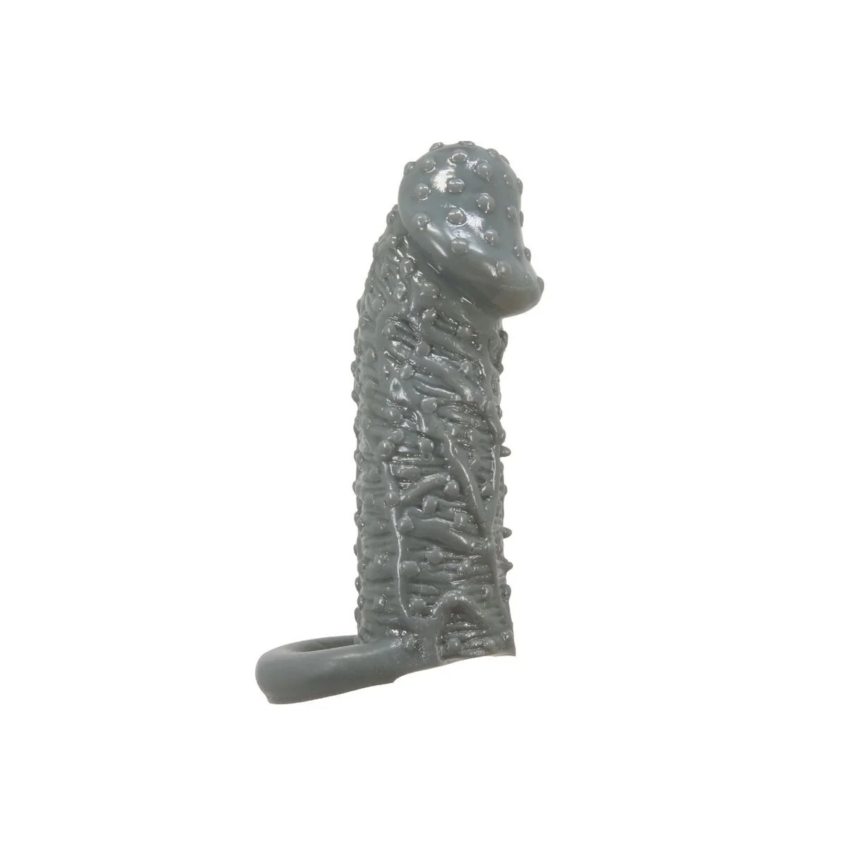 Realistischer Penisvergrösserer und Verzögerungshülse Modell 2 Grau von Pretty Love kaufen | Fesselliebe