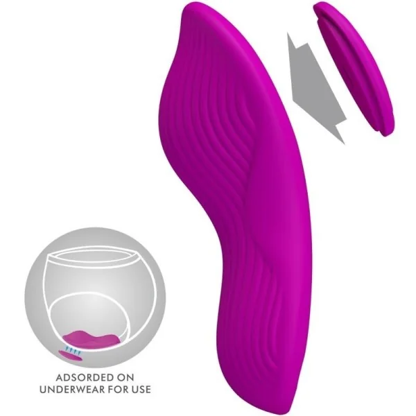 Romario Auflegbarer Klitoris-Stimulator mit Fernbedienung Rosa von Pretty Love kaufen | Fesselliebe