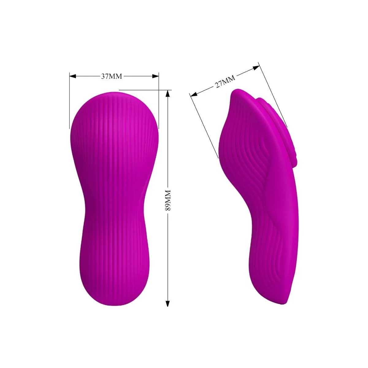 Romario Auflegbarer Klitoris-Stimulator mit Fernbedienung Rosa von Pretty Love kaufen | Fesselliebe