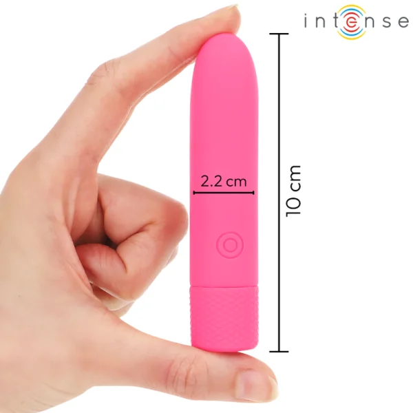 Symone Usb wiederaufladbarer Vibrierender Bullet 8 Vibrationen Rosa 10 X 2,2 cm von Intense Fun kaufen | Fesselliebe
