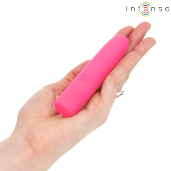 Symone Usb wiederaufladbarer Vibrierender Bullet 8 Vibrationen Rosa 10 X 2,2 cm von Intense Fun kaufen | Fesselliebe